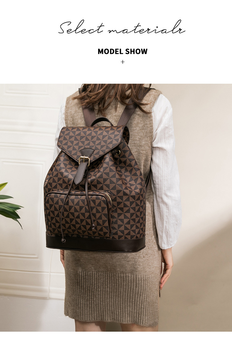 WB012 – Designer Backpack (Brown)