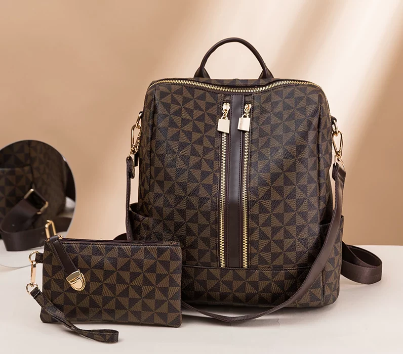 WB003 – 2pcs Bag Set – Brown